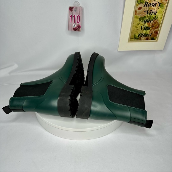 NW/OT Bernardo Addison Chelsea Rain Boot Royal Pine Size 11 - Picture 5 of 11